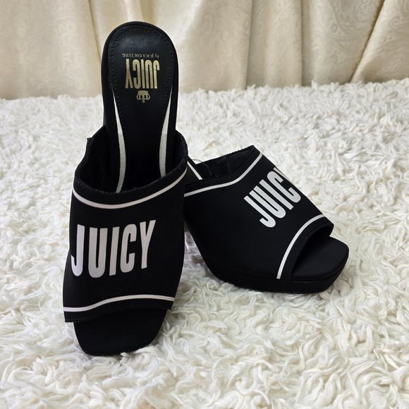 NWT Juicy By Juicy Couture J Girly Open Toe Slides, Size 8.5 - Picture 3 of 9